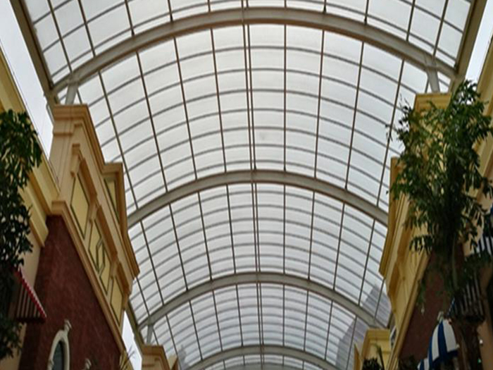 张掖屋面网架顶棚吊装方案